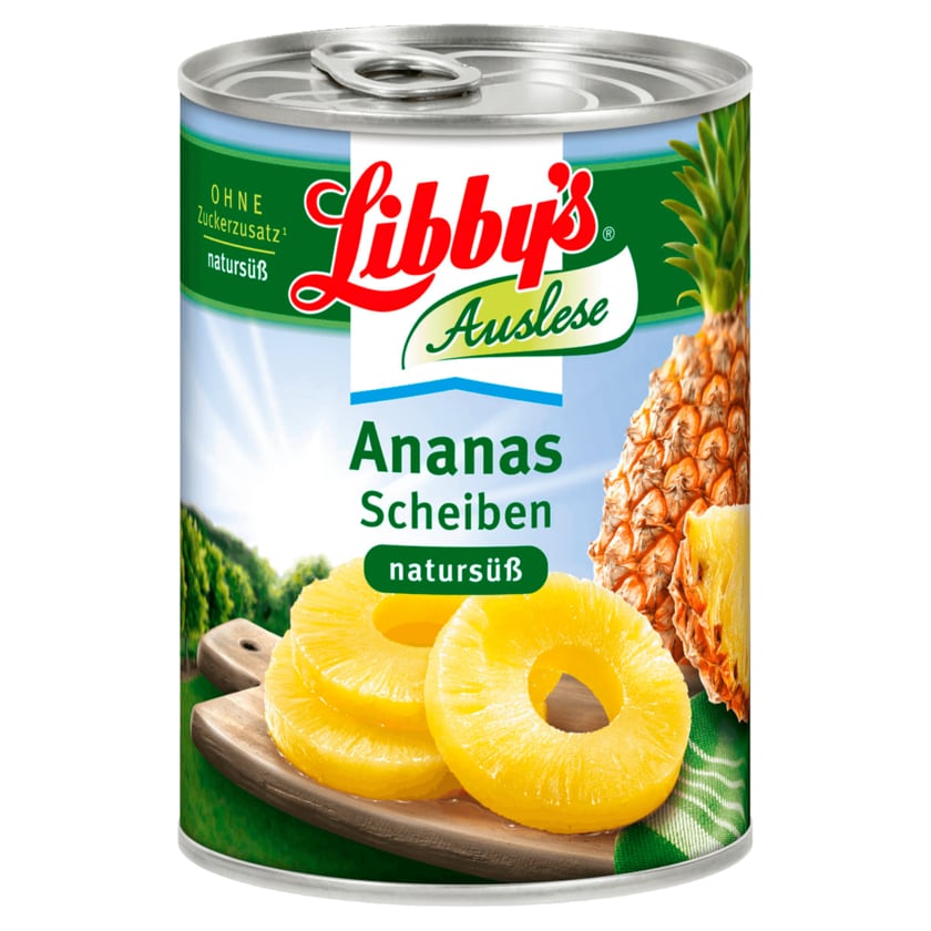 Libby's Ananas natursüß in Scheiben 350g